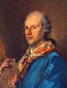 PERRONNEAU, Jean-Baptiste Portrait of Charles le Normant du Coudray af Sweden oil painting artist
